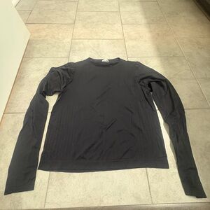 Black athletic tight fit Long Sleeve Shirt from target all in motion